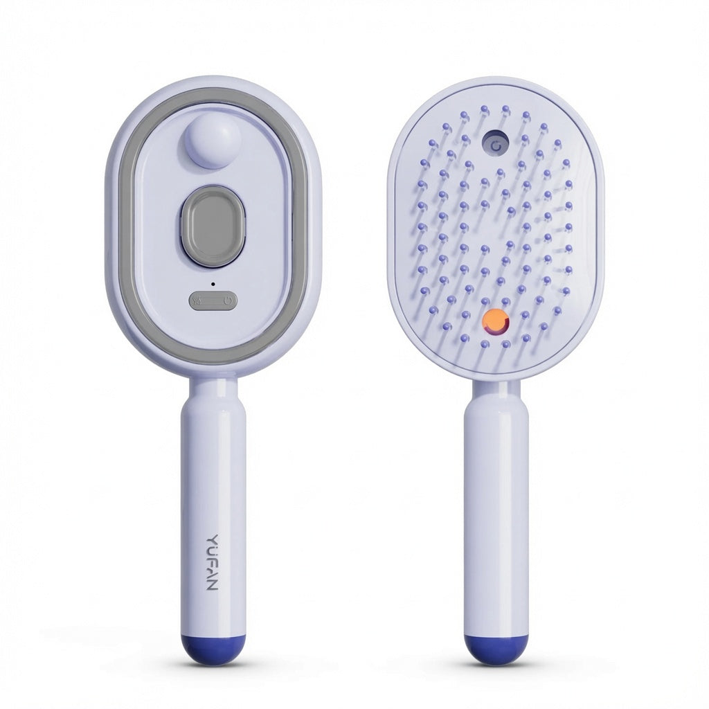 Electric Spray Airbag Massage Comb Essential Oil Atomized Hair Brush Anti-static Salon Fluffy Modeling Hair Care Tools
