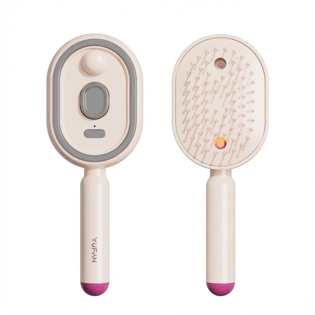 Electric Spray Airbag Massage Comb Essential Oil Atomized Hair Brush Anti-static Salon Fluffy Modeling Hair Care Tools